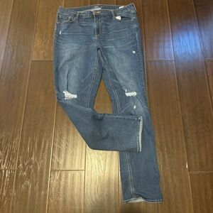 Old Navy Straight distressed jeans women’s plus size 18 Tall